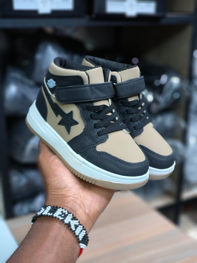 Kids Fashion High-Cut Sneakers-KFH002