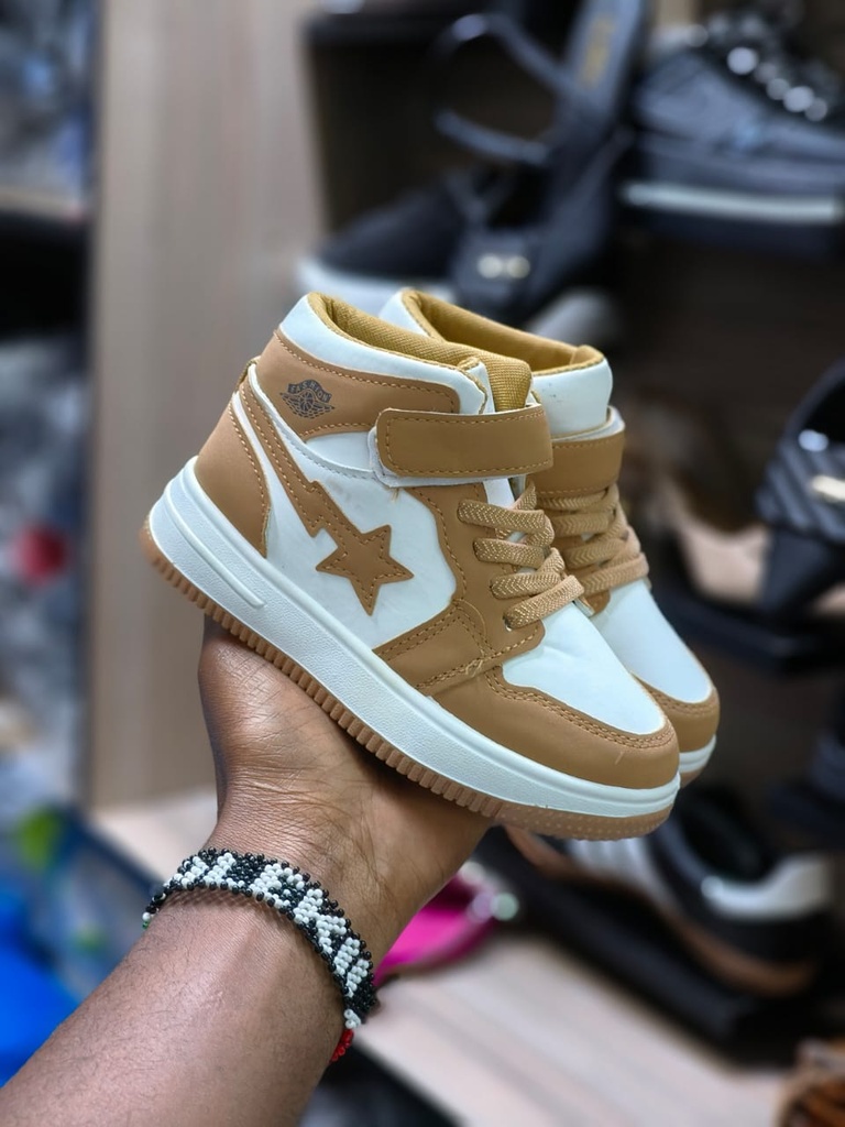 Kids Fashion High-Cut Sneakers-KFH002