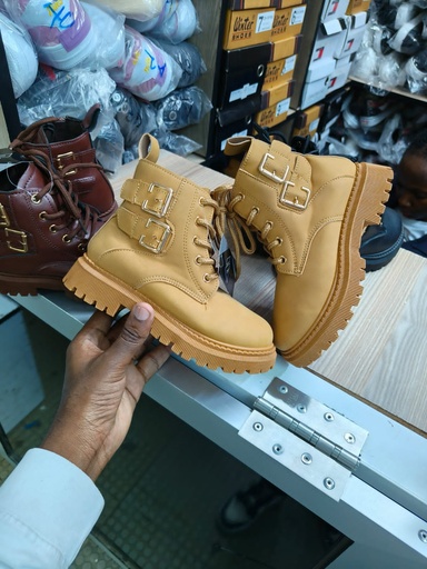 Kids Leather Boots- KLB001